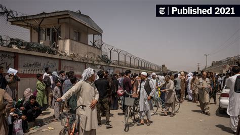 Chaos Spreads Outside Kabul Airport As Taliban Try To Control Crowds