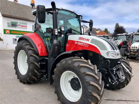 Steyr 4120 Multi Gefederte Vorderachse Landwirt