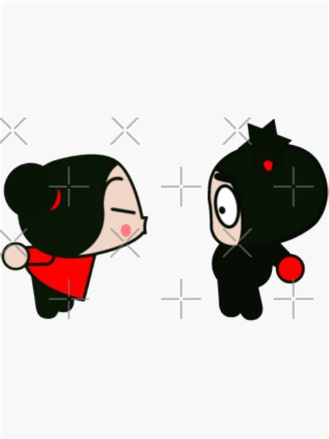 Pucca And Garu Kiss Cute Pucca Characters Sticker For Sale By Mazoria Redbubble