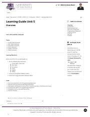 Learning Guide Unit 5 Overview Pdf 20 Mistreselasie Abate Home Home