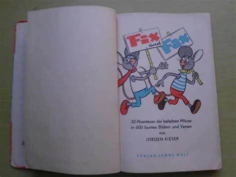 Fix Und Fax Lustige M Useabenteuer J Rgen Kieser Comic Eur