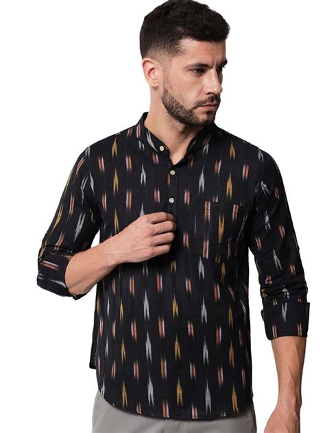 Stripes Cotton Ikkat Shirt Men Formal Wear At Rs In Hugli