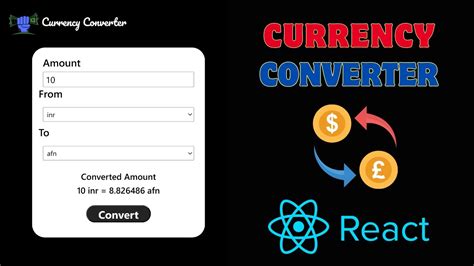 Currency Converter In React JS YouTube