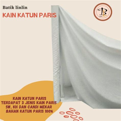 Jual Kain Katun Paris Supplier Bahan Rollan Harga Grosir Ter Murah