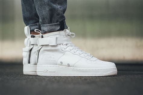 Nike SF Air Force 1 Mid Triple Ivory Sneaker Freaker