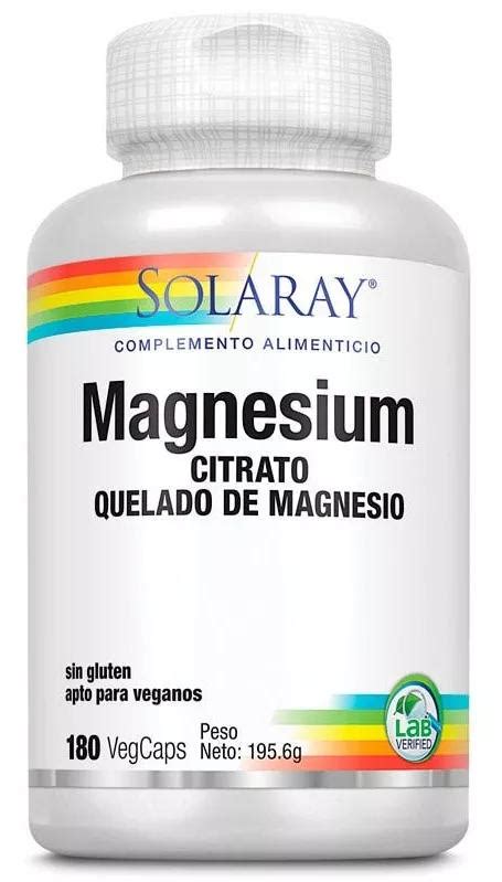 Solaray Magnesio C Psulas Vegetales Atida