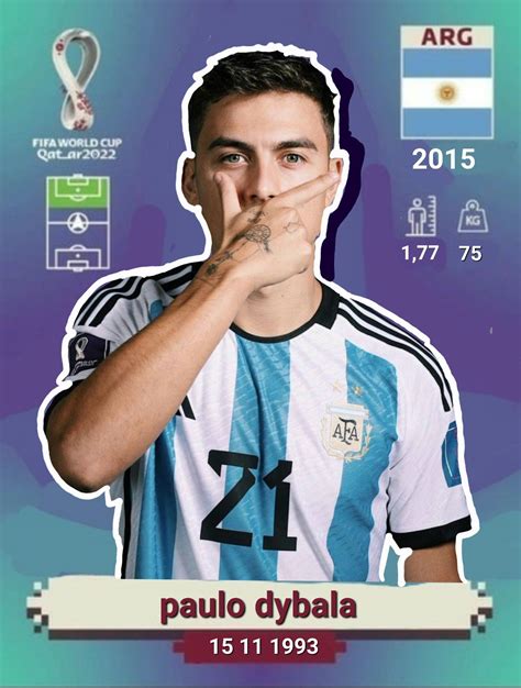 Lamina Dybala Qatar Soccer Pictures World Cup Messi