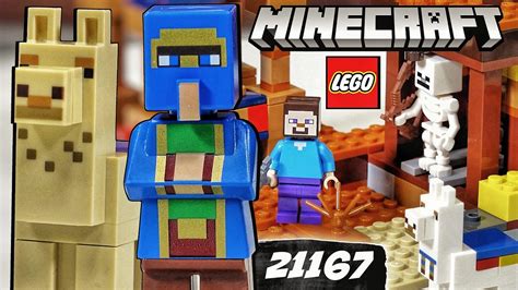 LEGO Minecraft 21167 The Trading Post Lego Speed Build Review New