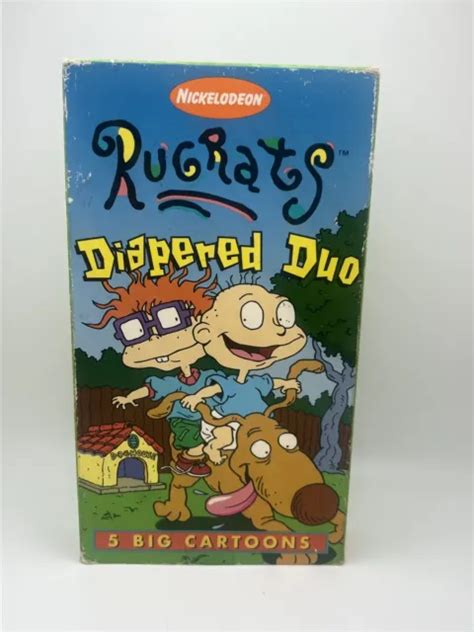 RUGRATS DIAPERED DUO VHS 1998 VCR Video Tape Used Cartoons Nickelodeon