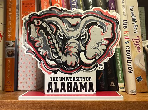 The University Of Alabama Big Al Standee By Justin Patten Storm