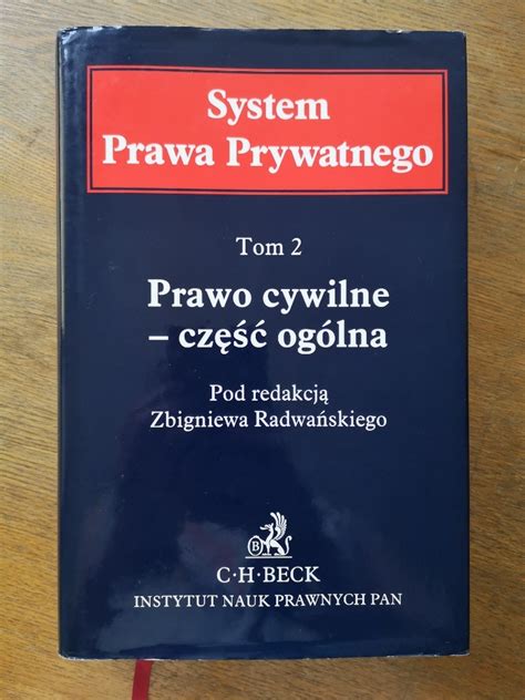 Prawo Cywilne Cz Og Lna Warszawa Kup Teraz Na Allegro Lokalnie