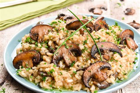 Truffled Mushroom Risotto With Fresh Herbs And Cracked Peppercorns Recipe Mushroom Risotto