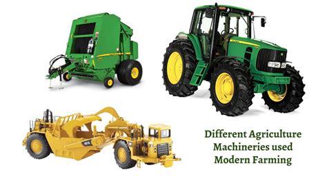 Different Agriculture Machineries used Modern Farming - Victory Tractor