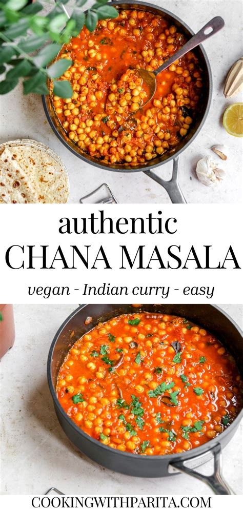 Authentic Chana Masala Recipe Chana Masala Indian Food Recipes Curry