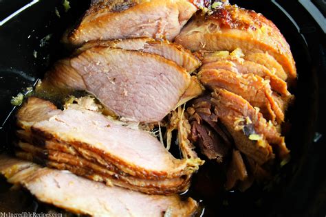 Crock Pot Brown Sugar Pineapple Ham My Incredible Recipes