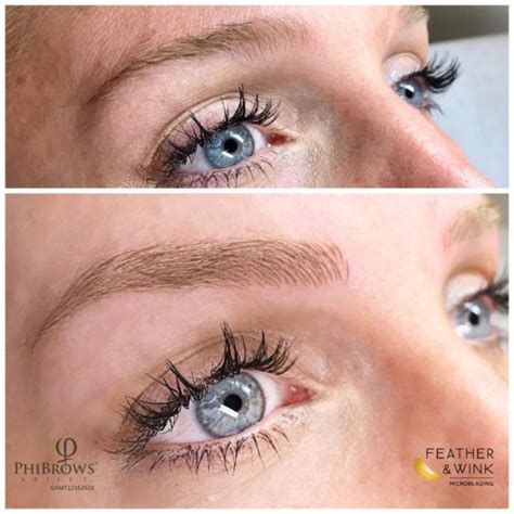 Microblading The Process And Before And Afters With Feather And Wink