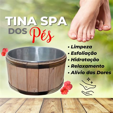Ofurô Para Escalda Pés - Tina Escalda Pés para Relaxamento Pedicure Ofurô Saude Spa dos Pés ...