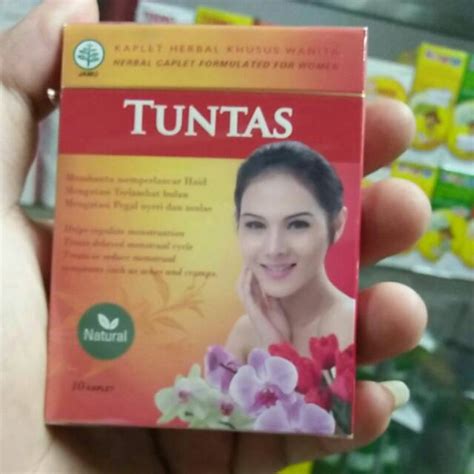 Jual Jamu Herbal Kaplet Tuntas Memperlancar Haid Menstruasi Mens Ada