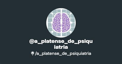 A Platense De Psiquiatria Instagram Facebook Linktree