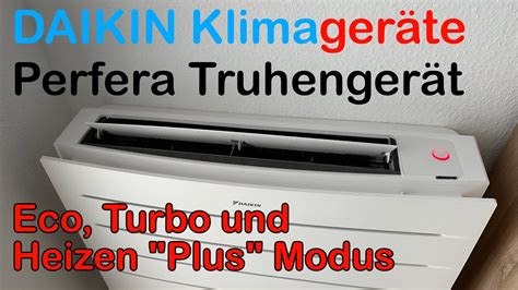 DAIKIN Perfera Truhengerät alle Heizfunktionen erklärt App Nutzer