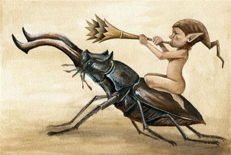 Stag Beetle Trumpeter By Markelli On Deviantart Faery Art Fairy Art