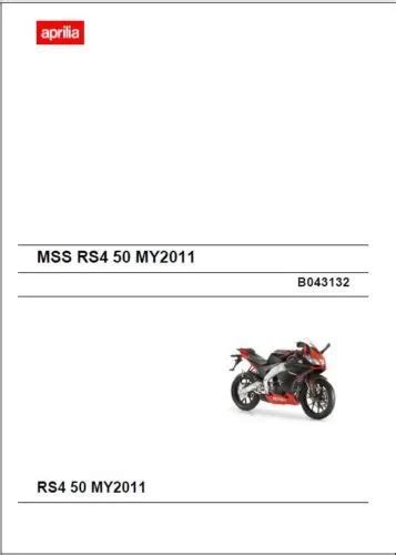 APRILIA RS4 50 Service Repair Workshop Manual 0099 22 99 PicClick UK