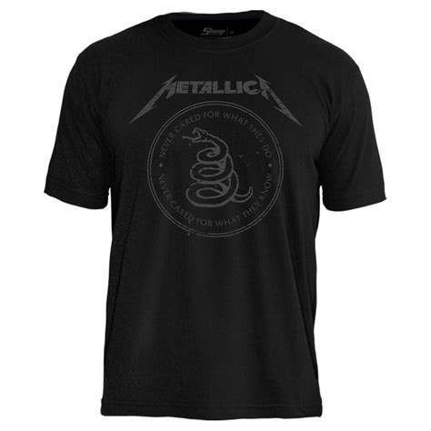 Camiseta Metallica Never Circle Master T Nel Do Rock