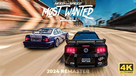 Need For Speed MOST WANTED 2024 REMASTER I Stole Razor Mustang To