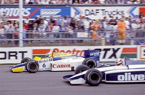 Keke Rosberg Vs Nelson Piquet En Silverstone 1985 Open Wheel Racing