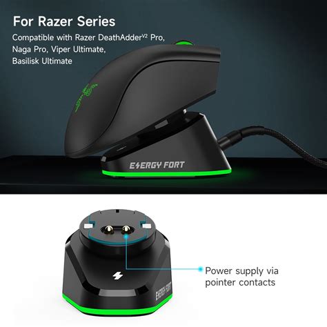 Mouse Wireless Charger Compatible With Logitech G Pro X Superlight G