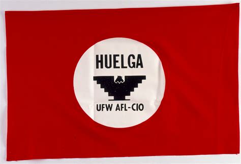 Red "Huelga" banner – United Farm Workers | Picture This