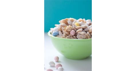 White Chocolate Puppy Chow With Cadbury Eggs | Kid-Friendly Cadbury Egg ...