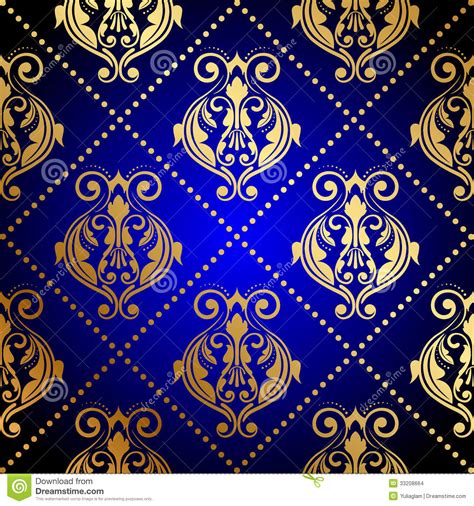 Gold and Blue Wallpaper - WallpaperSafari