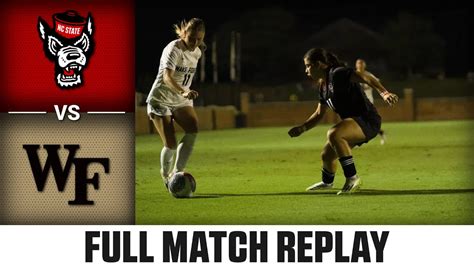 Nc State Vs Wake Forest Full Match Replay Acc Women S Soccer