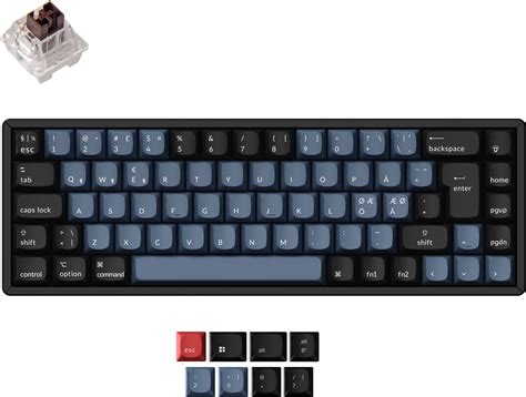 Keychron K Pro QMK VIA RGB Aluminium Hot Swap mekaaninen näppäimistö K Pro Brown