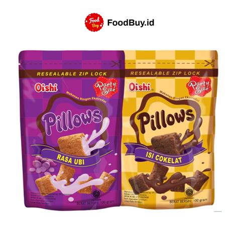 Jual Oishi Pillows Cokelat Ubi 100 Gr Shopee Indonesia