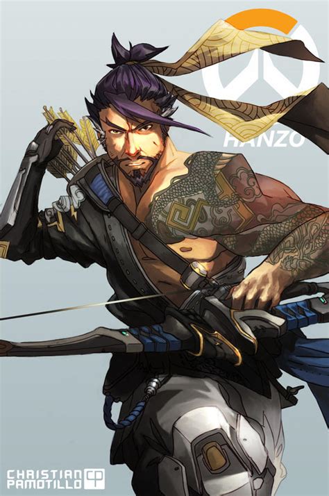 One Hour Fan Art Overwatch Hanzo By Christianpamotillo On Deviantart