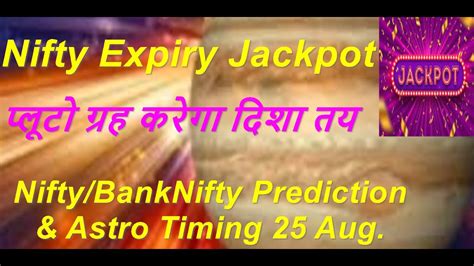 Nifty Expiry Jackpot Nifty Prediction Bank Nifty Analysis