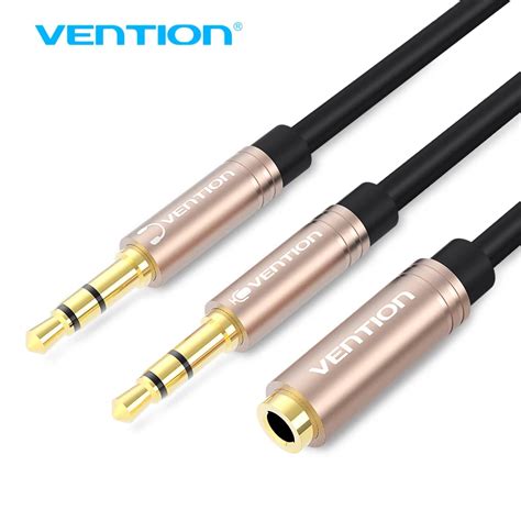 Vention Mm Aux Audio Extension Cable Jack Female To Dual Male