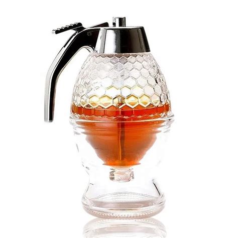 Ml Drip Honey And Syrup Dispenser Portable Juice Bee Storage Pot