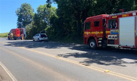 Acidente de trânsito é registrado na ERS 135 em Getúlio Vargas