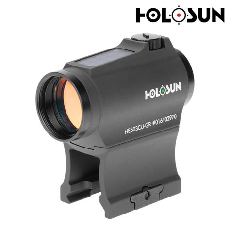 holosun green dot hecu gr compact red dot sight green