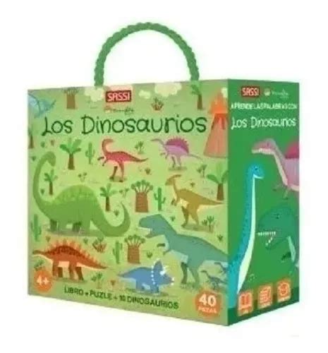 Los Dinosaurios Libro Infantil Puzzle Piezas Figuras Cuotas