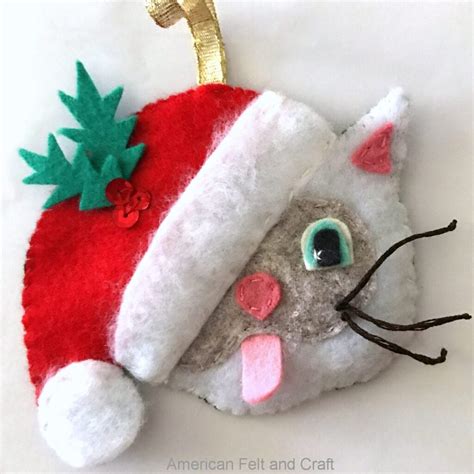 16 Free DIY Cat Christmas Ornaments You Can Create at Home (With Pictures) - Excited Cats