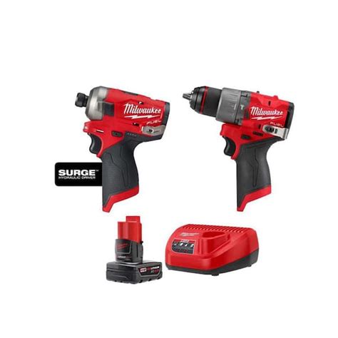 Milwaukee M12 FUEL 12 Volt Lithium Ion Brushless Cordless SURGE 1 4 In