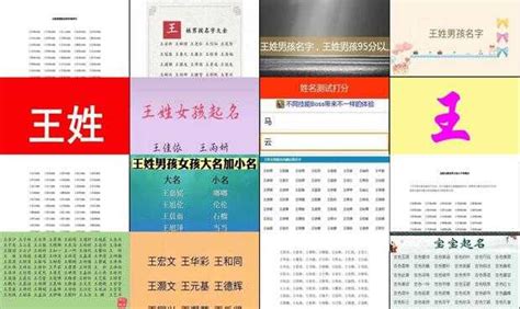 王姓取名字大全男孩 王姓名字打分95分以上 香橙宝宝起名网