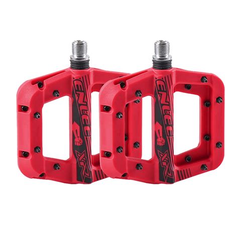 Mountain Bike Pedals Bicycle Pedals Lightweight Nylon Fiber Bicycle Platform Pedals for MTB 9/16 ...