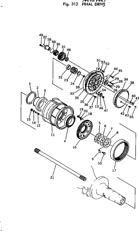 Komatsu FINAL DRIVE ASS Y