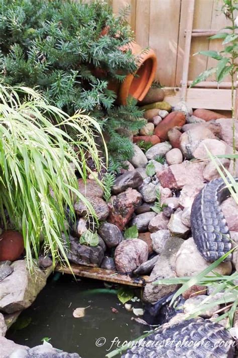 River Rock DIY Water Feature (How To Make A Mini DIY Waterfall)