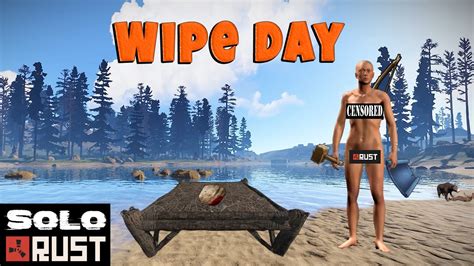 Solo Wipe Day Rust Solo Survival The Rock Base 2 0 Part 1 YouTube